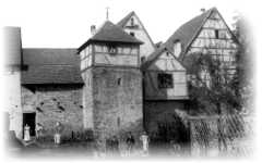 Historische Aufnahme des Watzenturms
